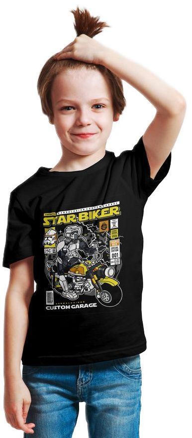 Παιδικό Ring Spun T-Shirt Starbiker Pop Culture P3000272 Black