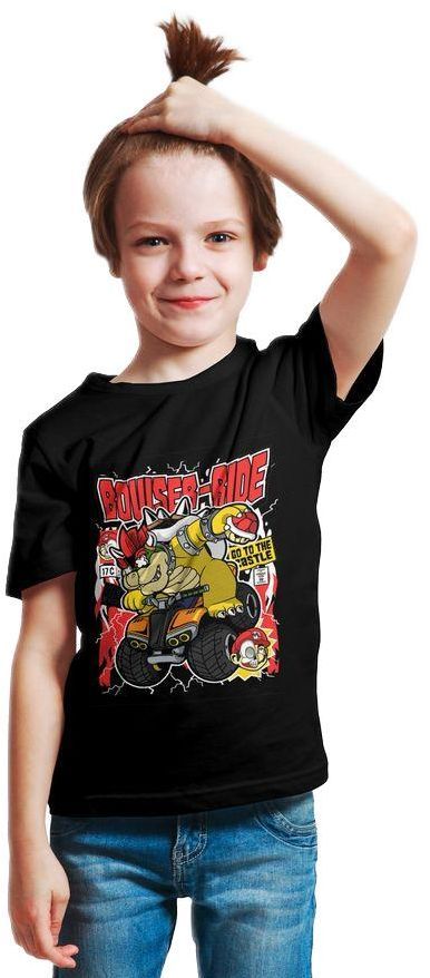 Παιδικό Ring Spun T-Shirt Bowser Ride Pop Culture P3000303 Black