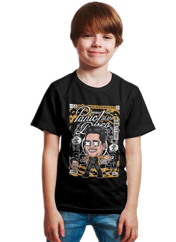 Παιδικό Ring Spun T-Shirt Brendon Urie Panic At The Disco Pop Culture P3000304 Black