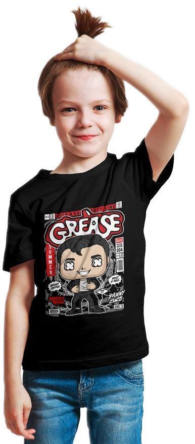 Παιδικό Ring Spun T-Shirt Danny Zuko Grease Pop Culture P3000313 Black