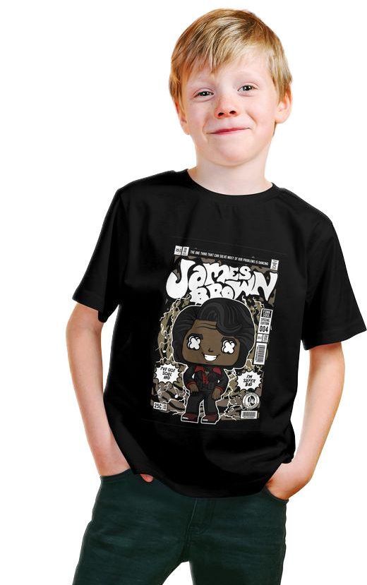 Παιδικό Ring Spun T-Shirt James Brown Pop Culture P3000348 Black