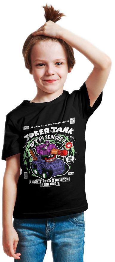 Παιδικό Ring Spun T-Shirt Joker Tank Pop Culture P3000352 Black