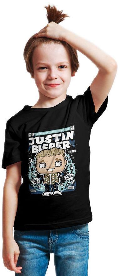 Παιδικό Ring Spun T-Shirt Justin Bieber Pop Culture P3000353 Black