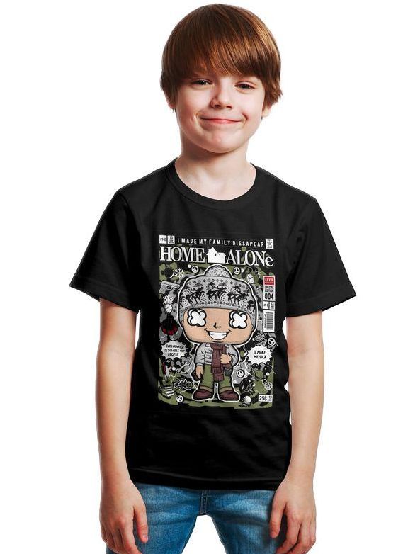 Παιδικό Ring Spun T-Shirt Kevin Home Alone Pop Culture P3000354 Black