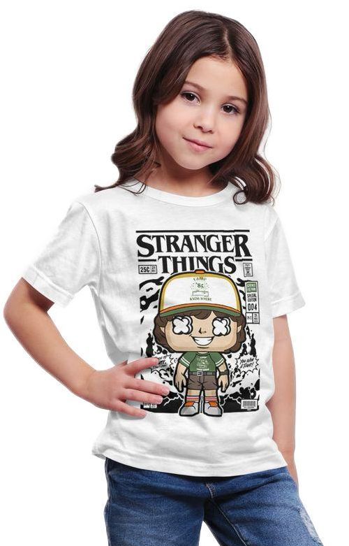 Παιδικό Ring Spun T-Shirt Stranger Things Dustin Pop Culture P3000397 White