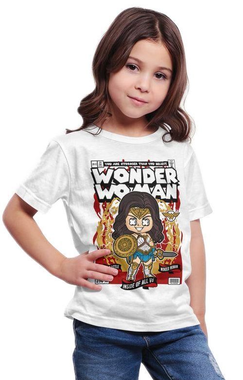 Παιδικό Ring Spun T-Shirt Wonder Woman Pop Culture P3000411 White