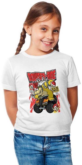 Παιδικό Ring Spun T-Shirt Bowser Ride Pop Culture P3000416 White