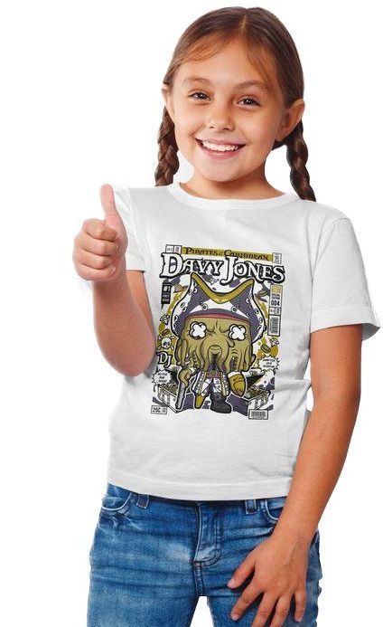 Παιδικό Ring Spun T-Shirt Davy Jones Pirates Of Caribean Pop Culture P3000422 White