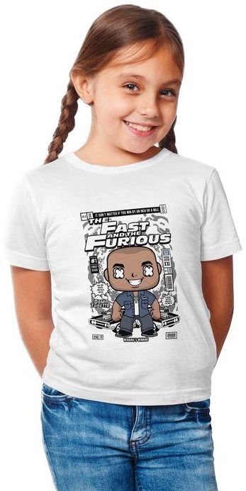 Παιδικό Ring Spun T-Shirt Dom Toretto Fast and Furious Pop Culture P3000425 White