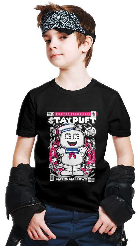 Παιδικό Ring Spun T-Shirt Stay Puft Marshmallowman Pop Culture P3000273 Black