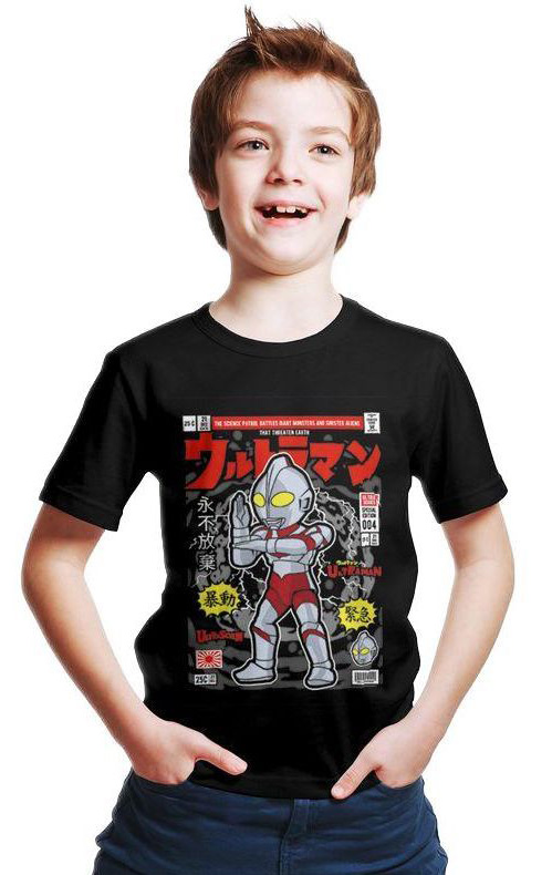 Παιδικό Ring Spun T-Shirt Ultraman Pop Culture P3000290 Black