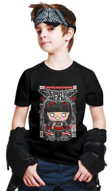 Παιδικό Ring Spun T-Shirt Baby Metal Pop Culture P3000374 Black