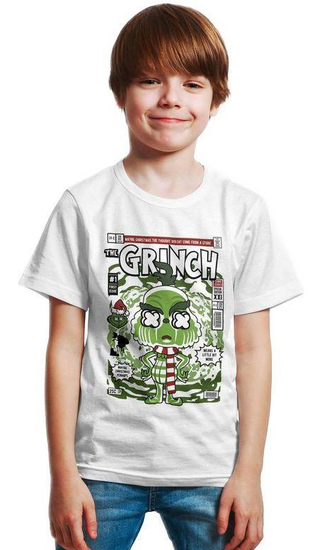 Παιδικό Ring Spun T-Shirt The Grinch Pop Culture P3000401 White