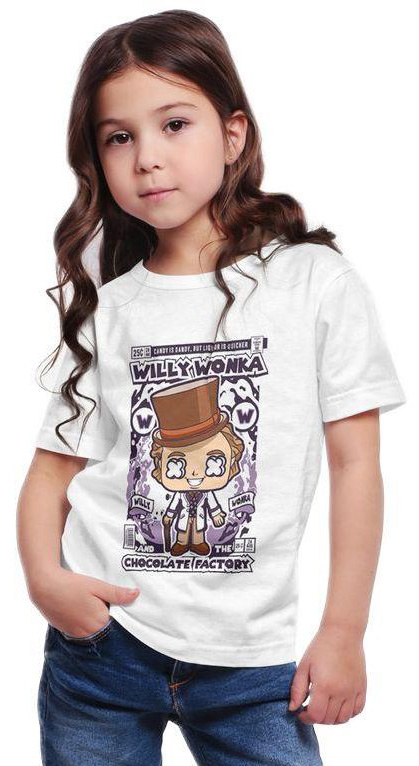 Παιδικό Ring Spun T-Shirt Willy Wonka And The Chocolate Factory Pop Culture P3000410 White